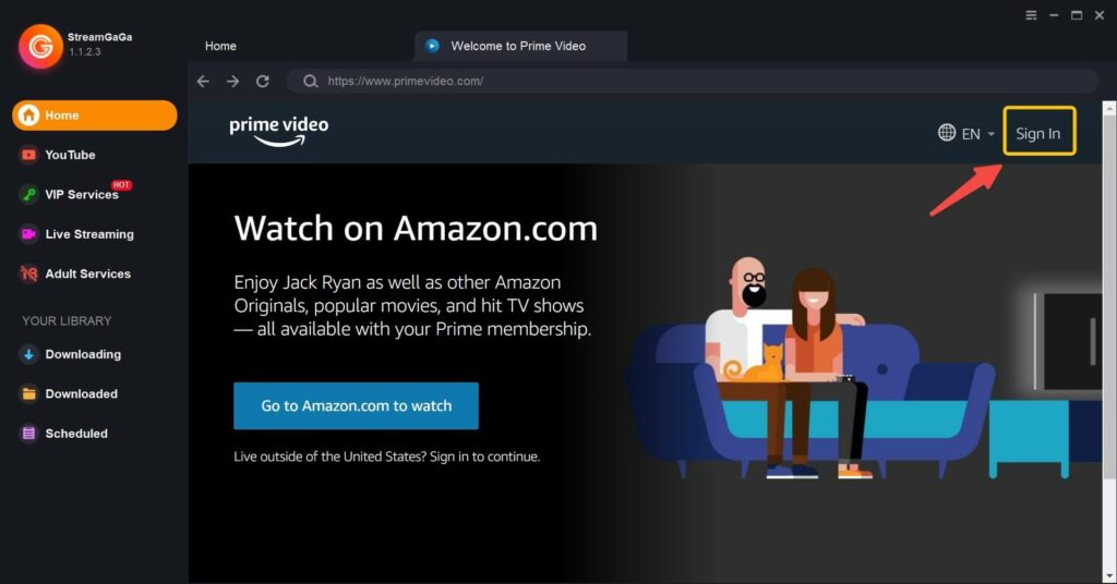 Sign up for your Amazon Prime account