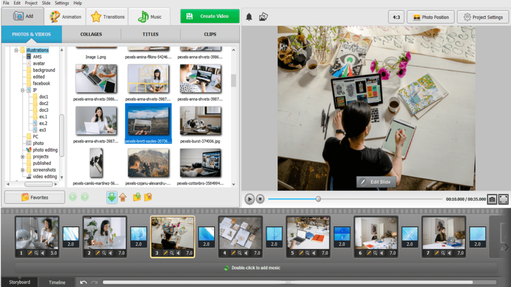 How to Make a Slideshow in a few steps on your Computer