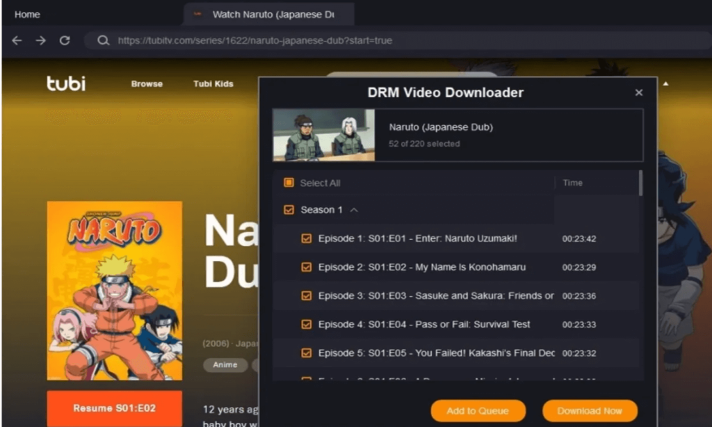 Looking for videos to download through this downloader