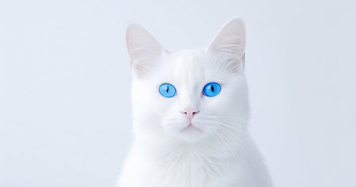 White Cats with Blue Eyes