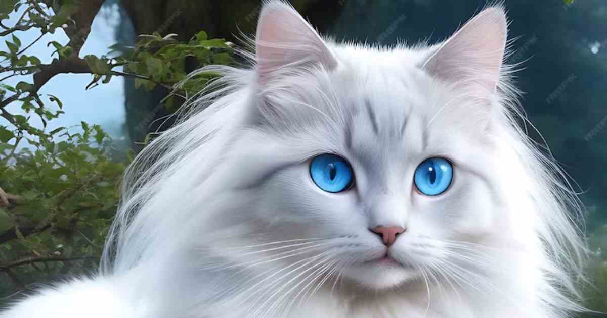 White Cats with Blue Eyes