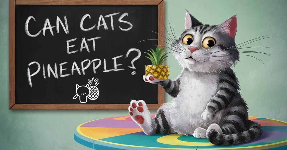 Can Cats Eat Pineapple? A Feline's Fruity Fun