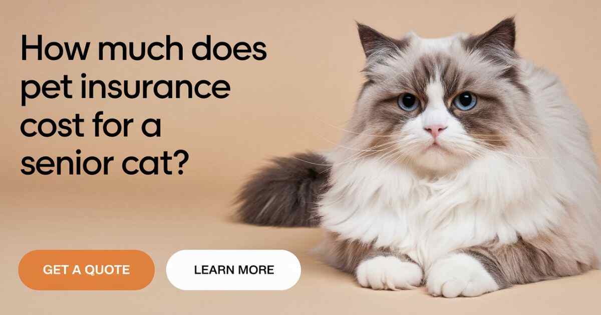 How Much Does Pet Insurance Cost for a Senior Cat?