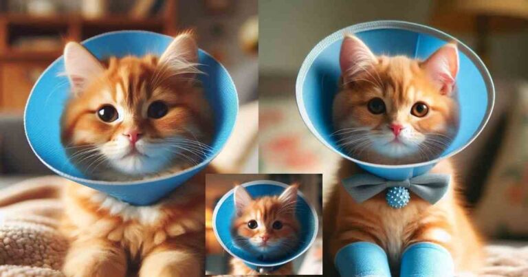 How to Keep a Cone on Your Cat After Surgery